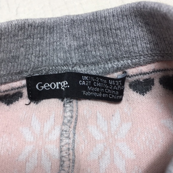 2T (5/$20) Nordic Footless Tights by George - Picture 5 of 10